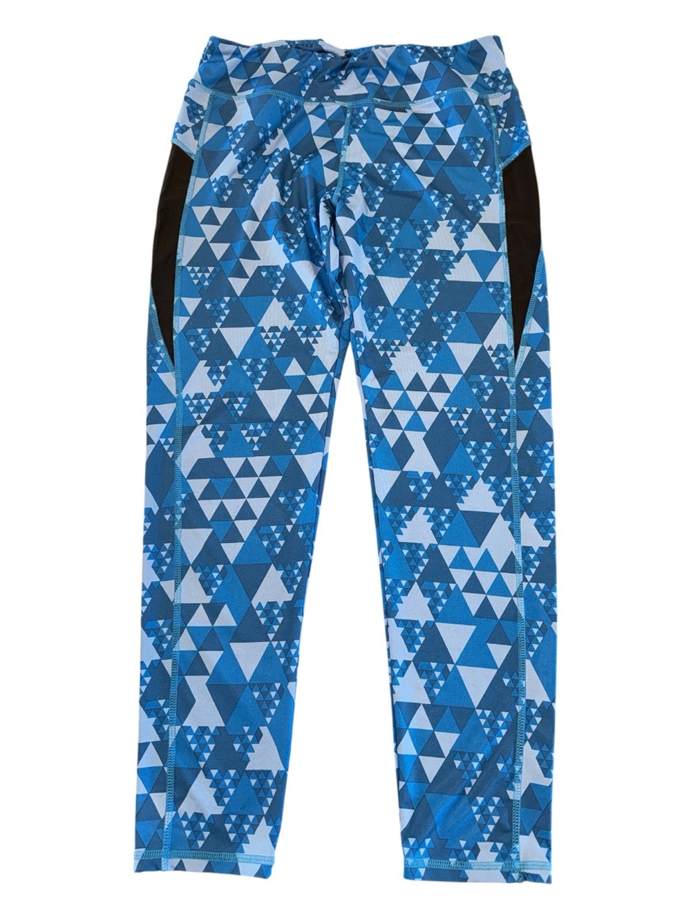 Blue Geometric LuluLemon Leggings